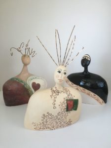 Ladies in paperclay e smalti