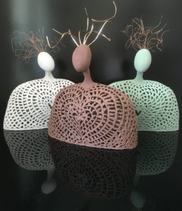 Ladies in stoneware paperclay